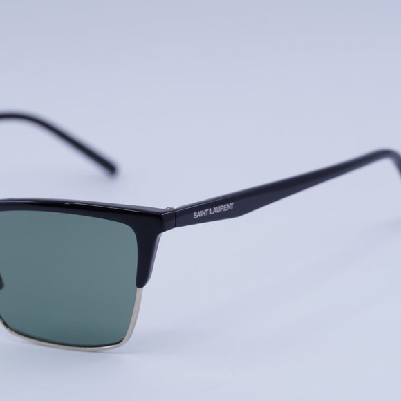 ?️ New Saint Laurent SL767 001 Sunglasses - Shiny Black/Gold Frame main image 7